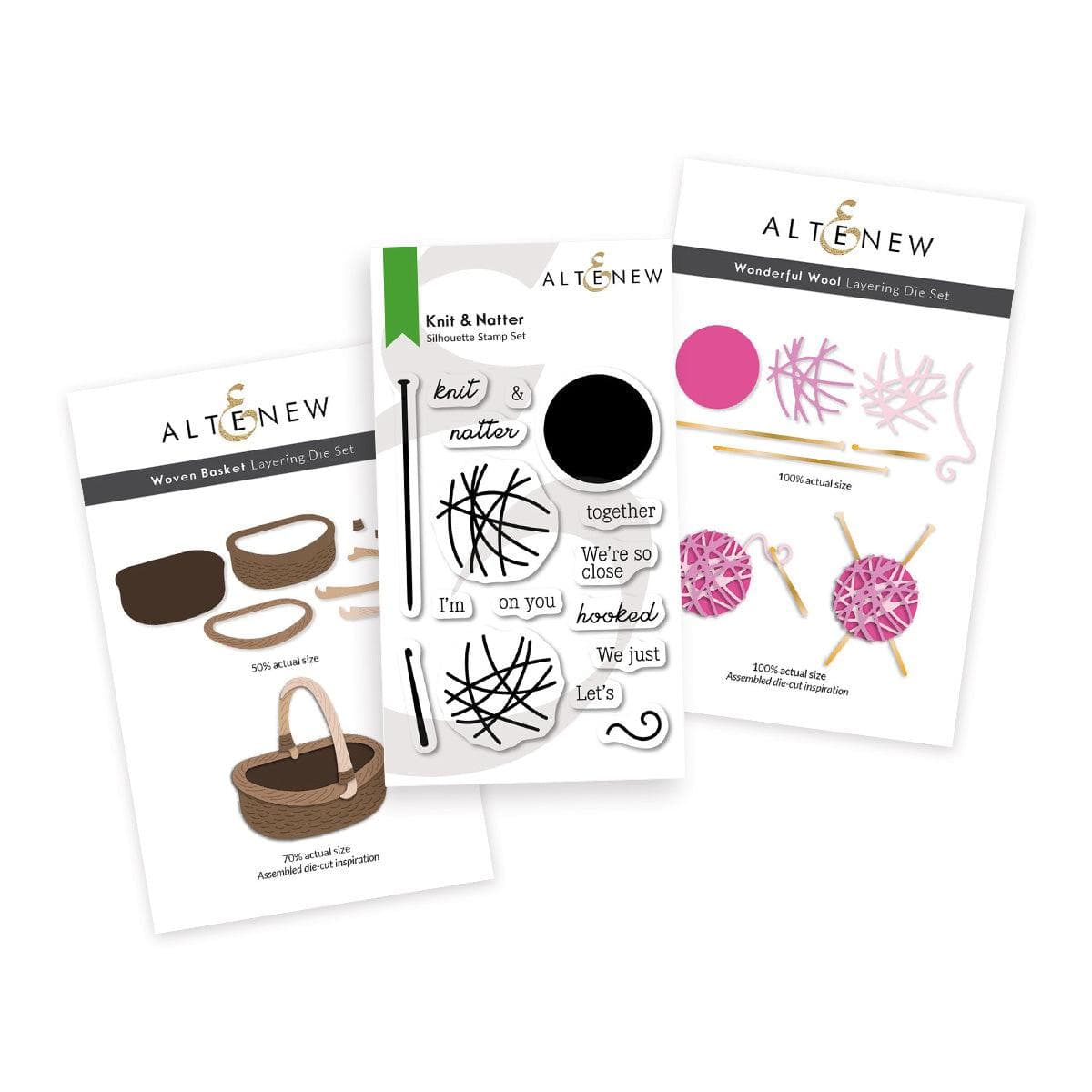 altenew-craft-crochet-bundle-stempelset-wolle-stricken image 1