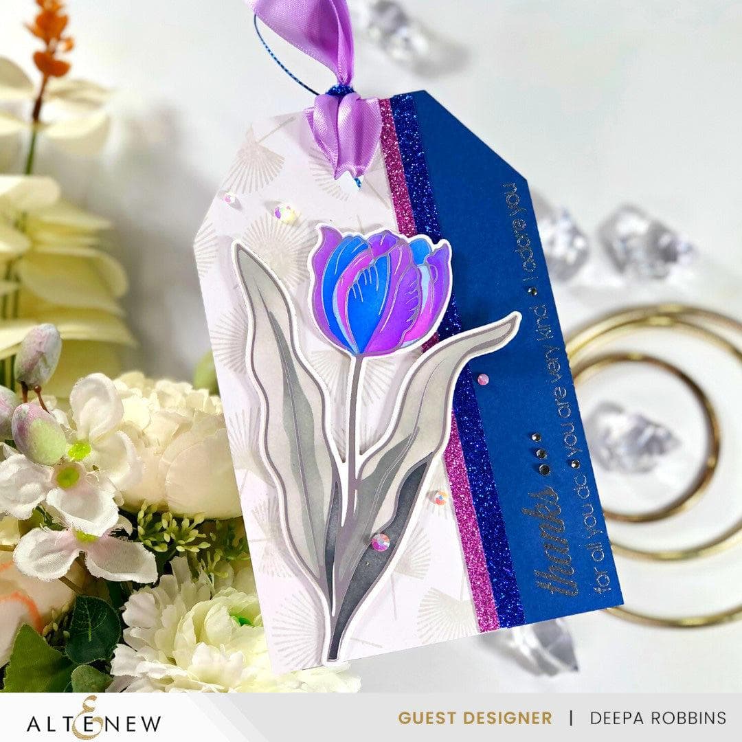 altenew-spark-joy-blushing-tulip-stanzschablone-tulpe image 7