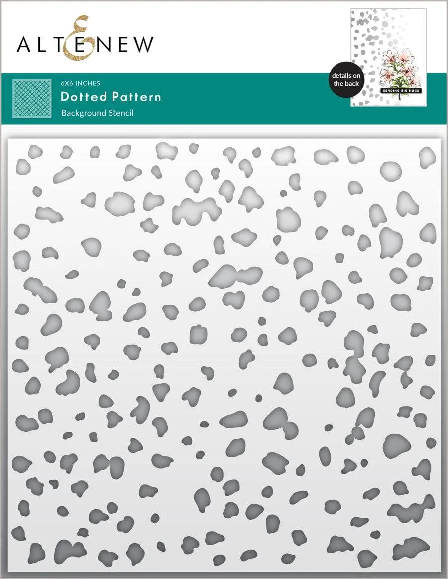 altenew-stencils-dotted-pattern-schablone-punkte-15x15cm image 1