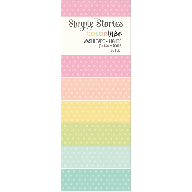simple-stories-color-vibe-washi-tape-lights-6-rollen-15mm image 1