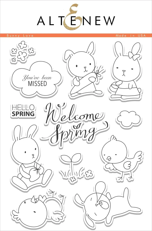 altenew-bunny-love-stempelset-hasen-6x8-12-stempel image 1