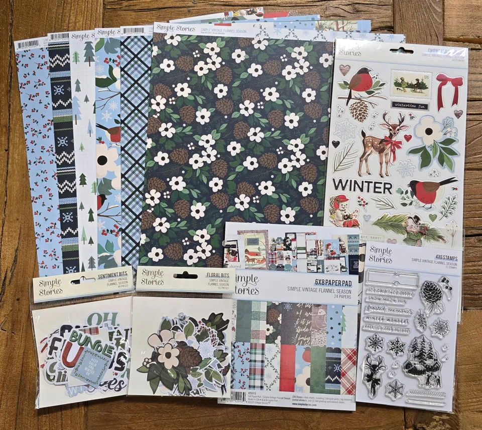 simple-stories-flannel-season-bundle-scrapbook-stempel image 1