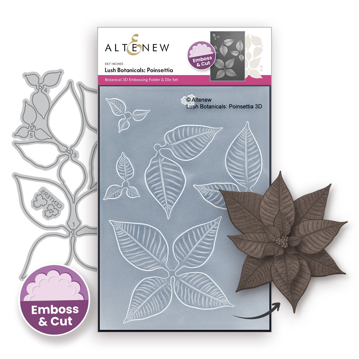 altenew-poinsettia-3d-pr-gefolder-stanzen-set-weihnachtsstern image 1