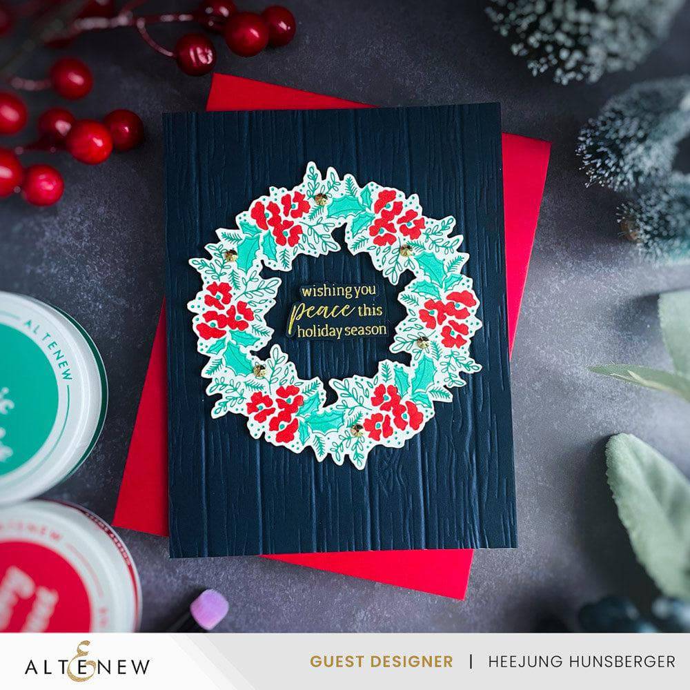 altenew-regal-wreath-press-plate-foil-platte-weihnachtskranz image 7