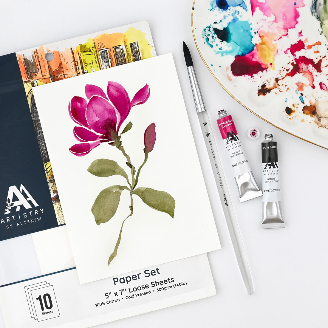 altenew-color-creativity-watercolor-class-aquarell-set-kurs image 2