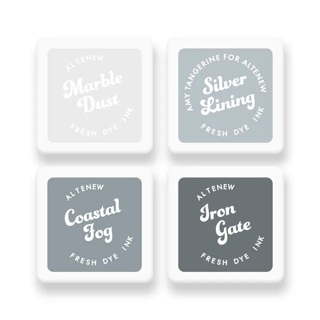 altenew-inks-chasing-shadows-fresh-dye-mini-cube-set-4er-grau image 1
