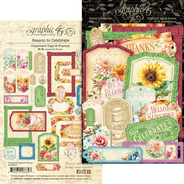 graphic-45-season-to-celebrate-chipboard-tags-30-tlg image 1