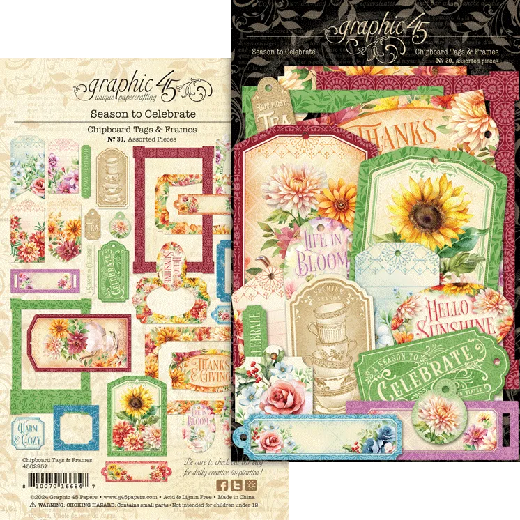 graphic-45-season-to-celebrate-chipboard-tags-30-tlg image 1