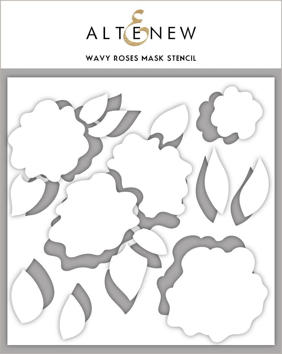 altenew-wavy-roses-mask-stencil-schablone-6x6-rosen image 1