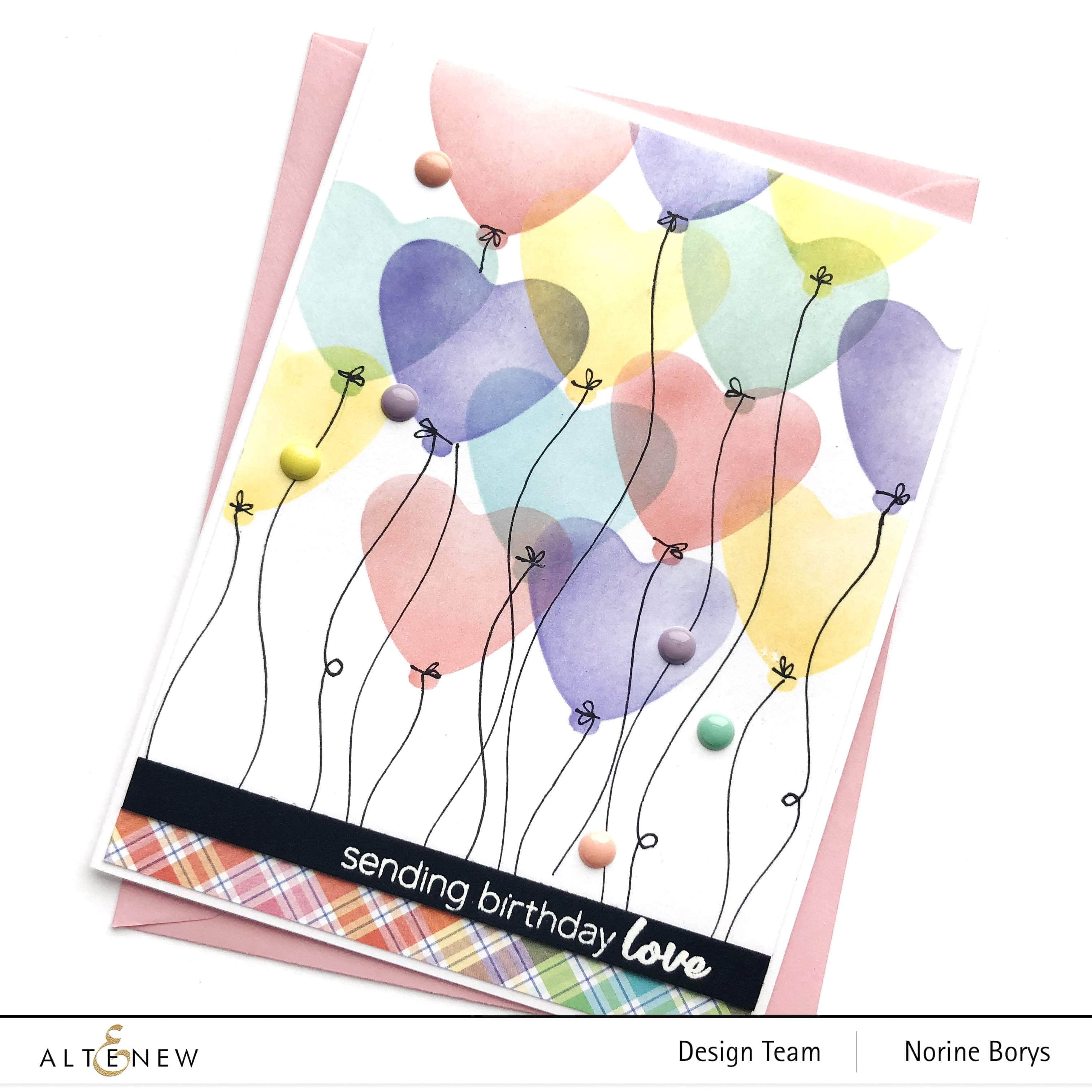 altenew-mini-delight-birthday-love-stempelset-herzballon image 8