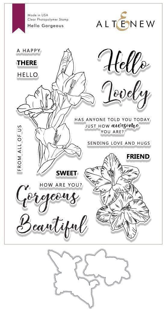 altenew-hello-gorgeous-stempel-komplett-bundle-gladiole image 1