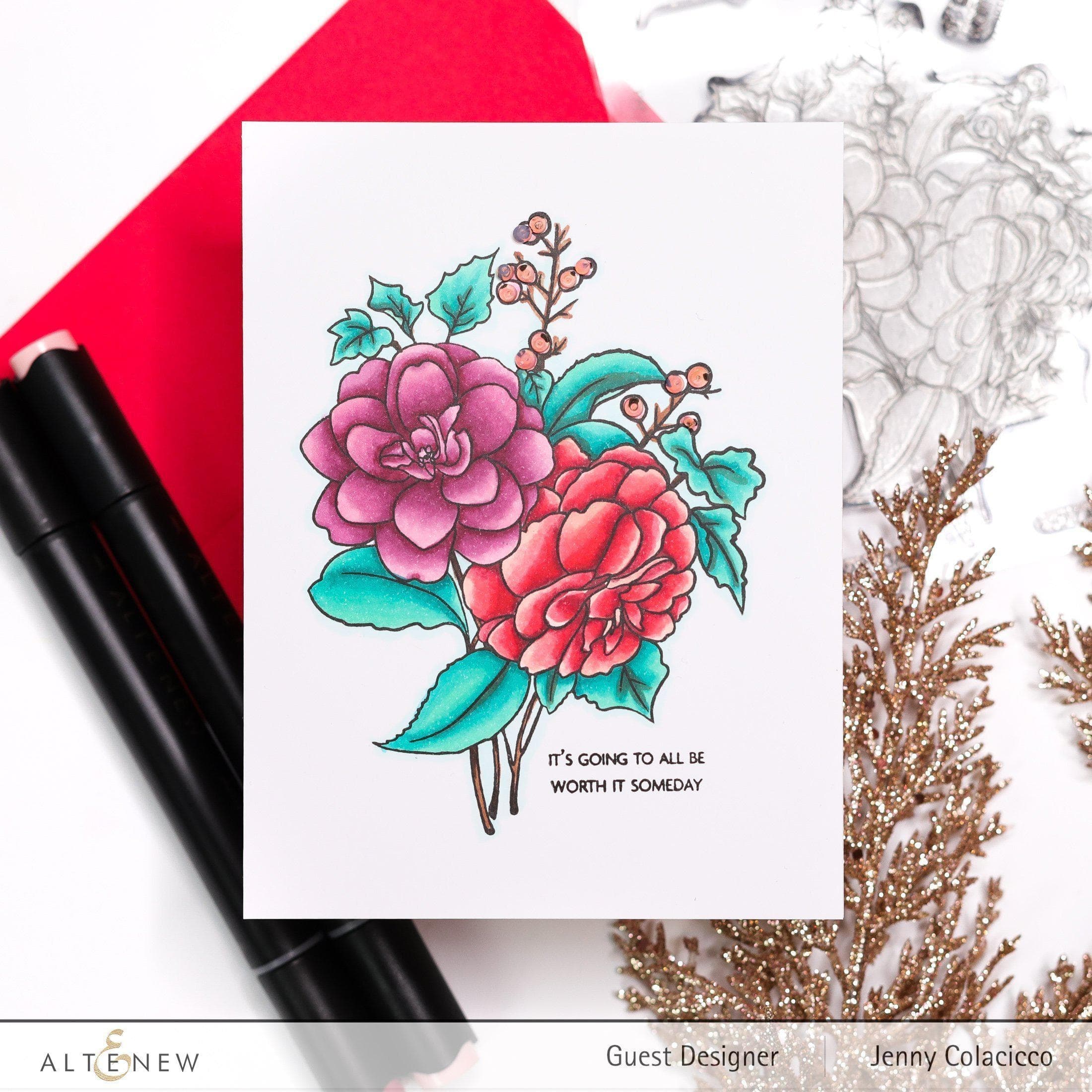 altenew-paint-a-flower-camellia-stempelset-4x6-outline image 8