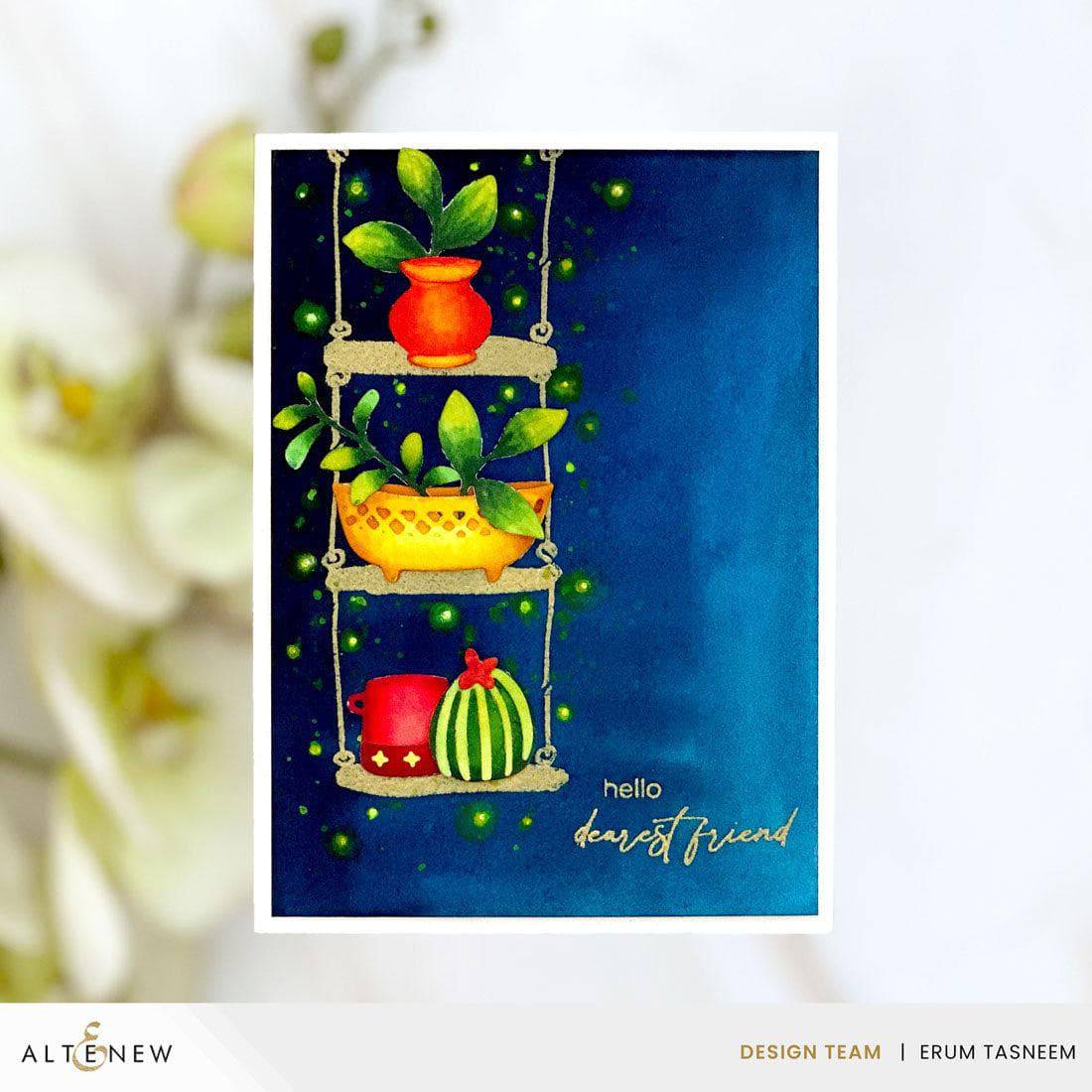 altenew-mini-delight-potted-shelves-stempel-stanzen-set image 2
