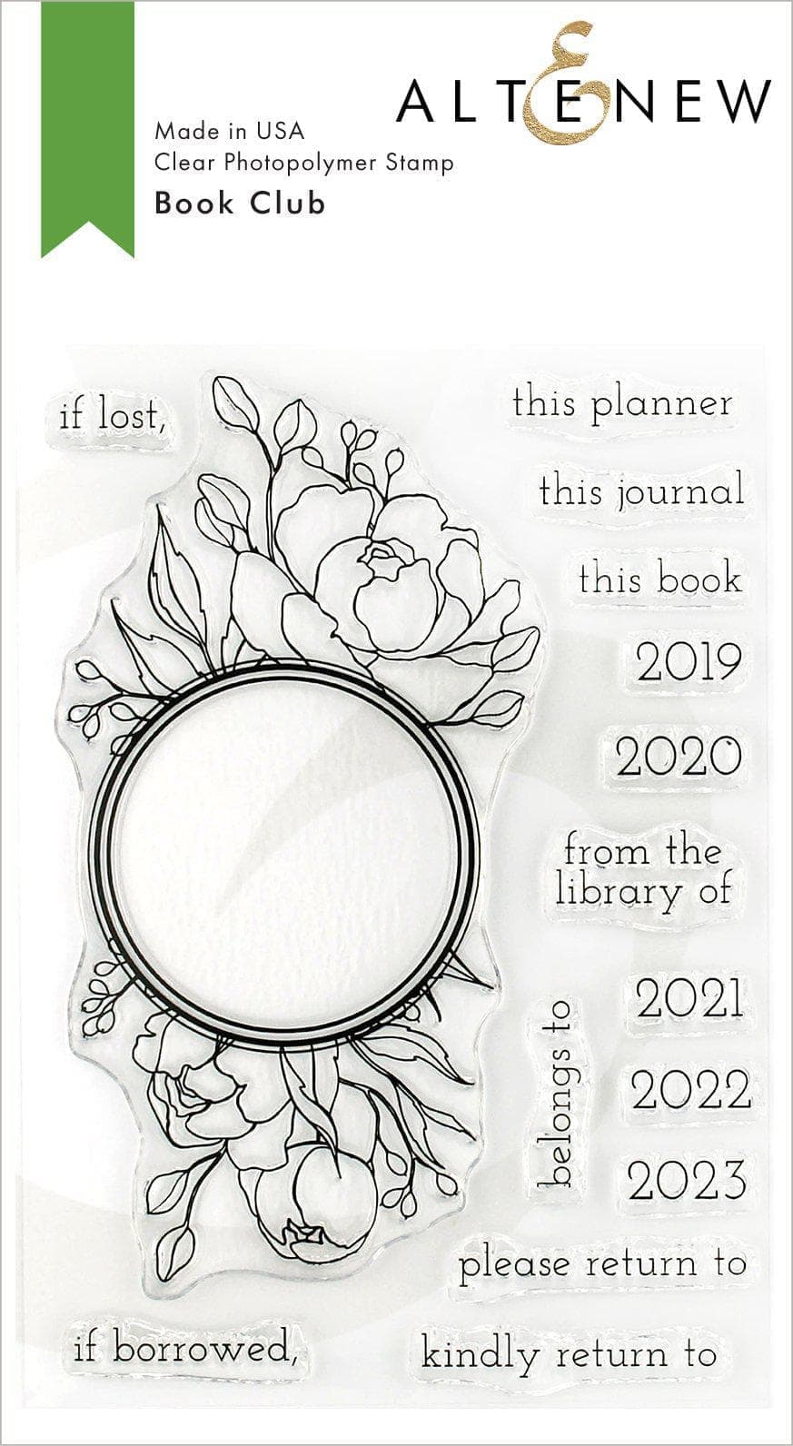 altenew-book-club-stempel-komplett-set-buch-floral image 6