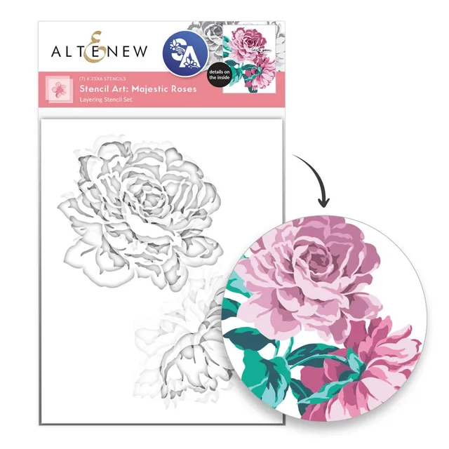 altenew-majestic-roses-stencil-art-schablone-layering-7in1-rosen image 1