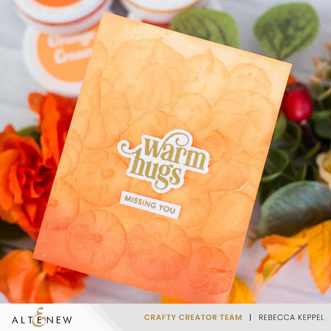 altenew-warm-cozy-stempelkissen-mini-cube-set-orange-4-farben image 2