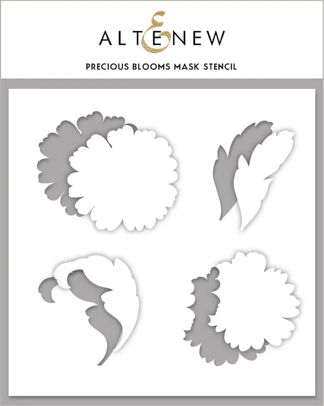 altenew-stencils-precious-blooms-mask-stencil-schablone-6x6 image 1