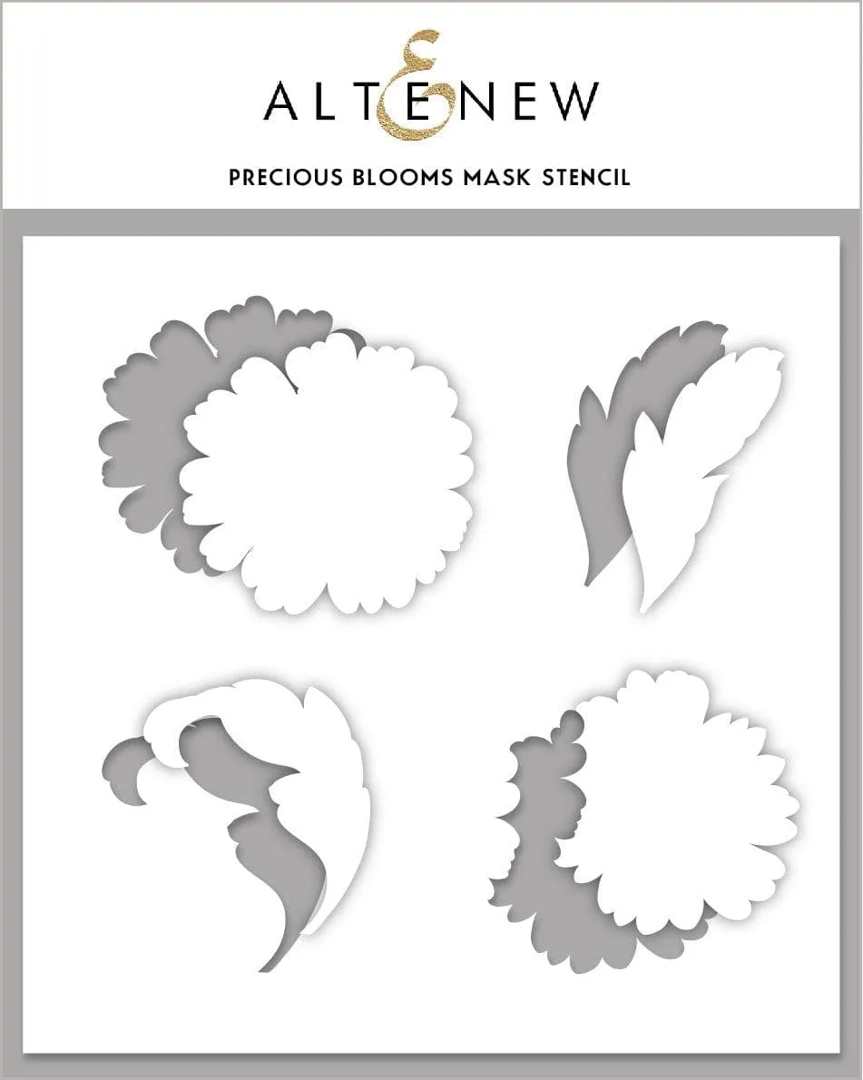 altenew-stencils-precious-blooms-mask-stencil-schablone-6x6 image 1