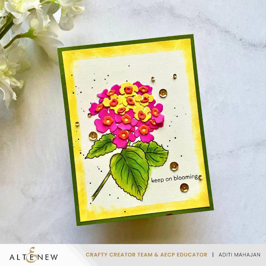 altenew-mini-delight-blooming-lantana-stempel-stanzen-set image 7
