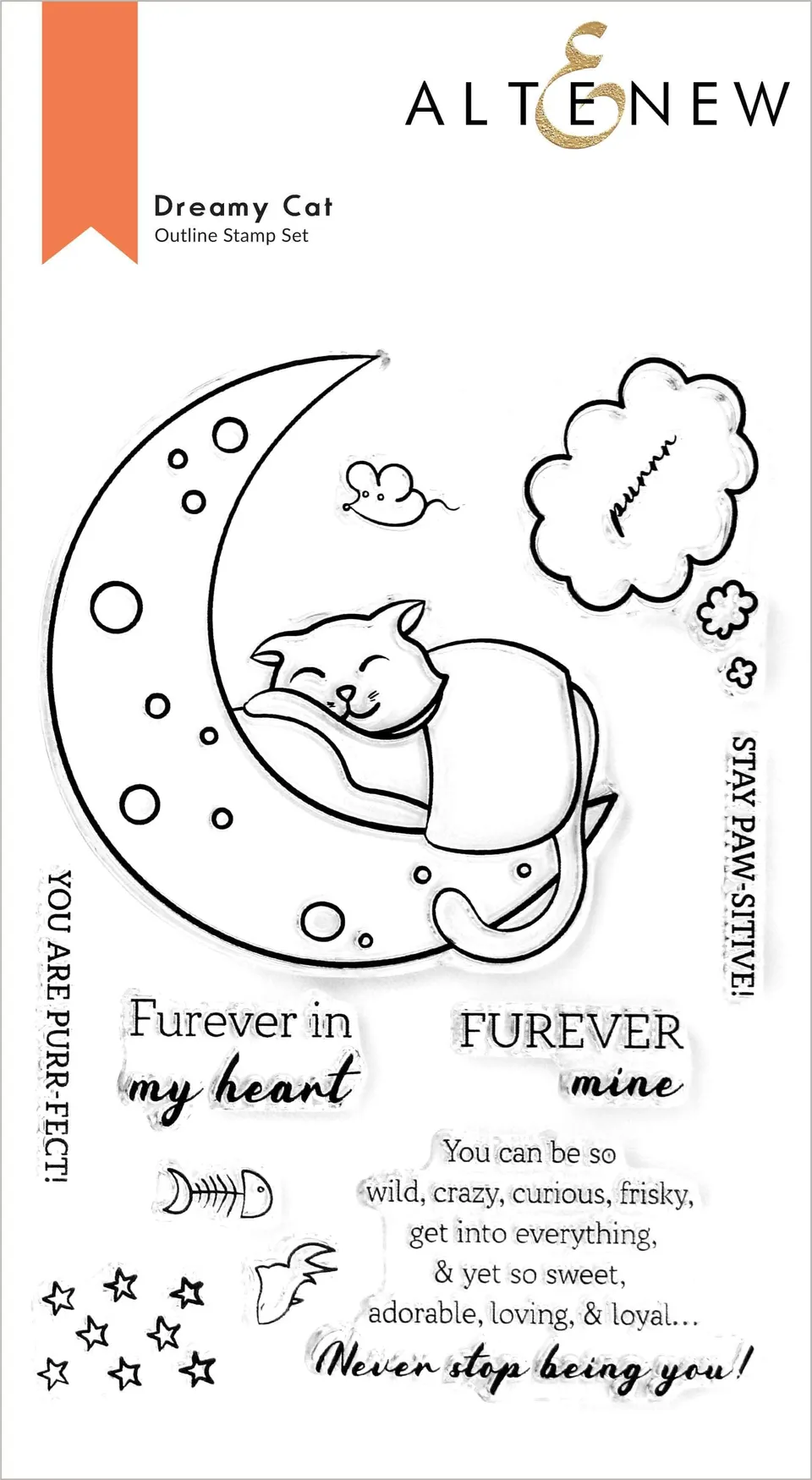 altenew-dreamy-cat-stempelset-katzen-clear-stamps-12-teilig image 1