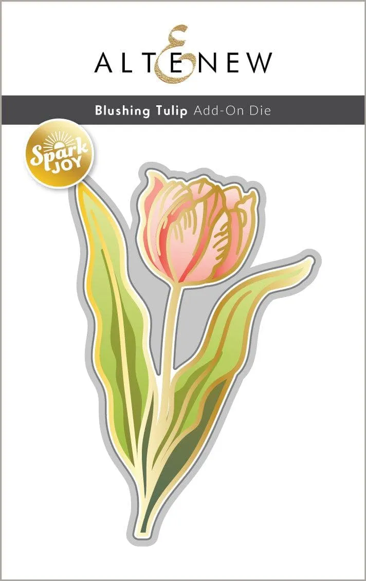 altenew-spark-joy-blushing-tulip-stanzschablone-tulpe image 1