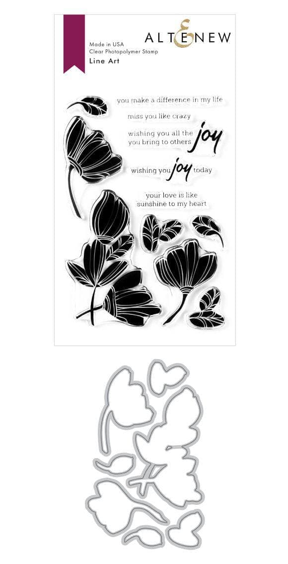 altenew-line-art-stempelset-botanical-4x6-complete-bundle image 1
