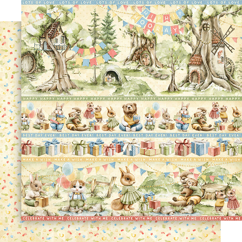 graphic-45-hip-hip-hooray-8x8-papierblock-16-bl-tter image 6