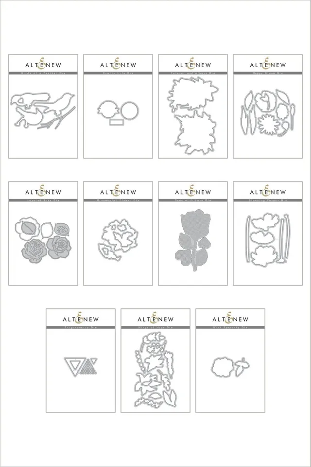 altenew-wild-and-free-die-bundle-stanzschablonen-11-sets image 1