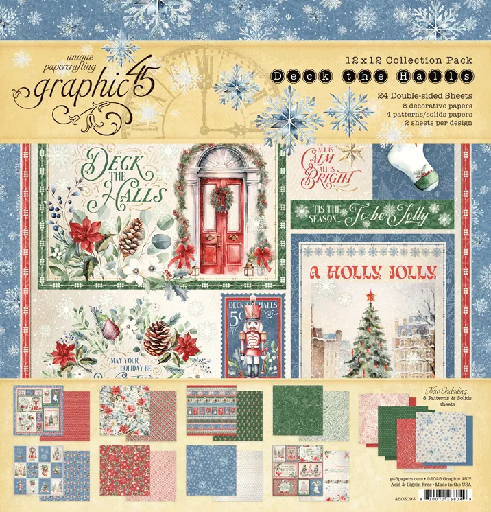 graphic-45-deck-the-halls-12x12-collection-pack-weihnachtspapier-24-b-gen image 1