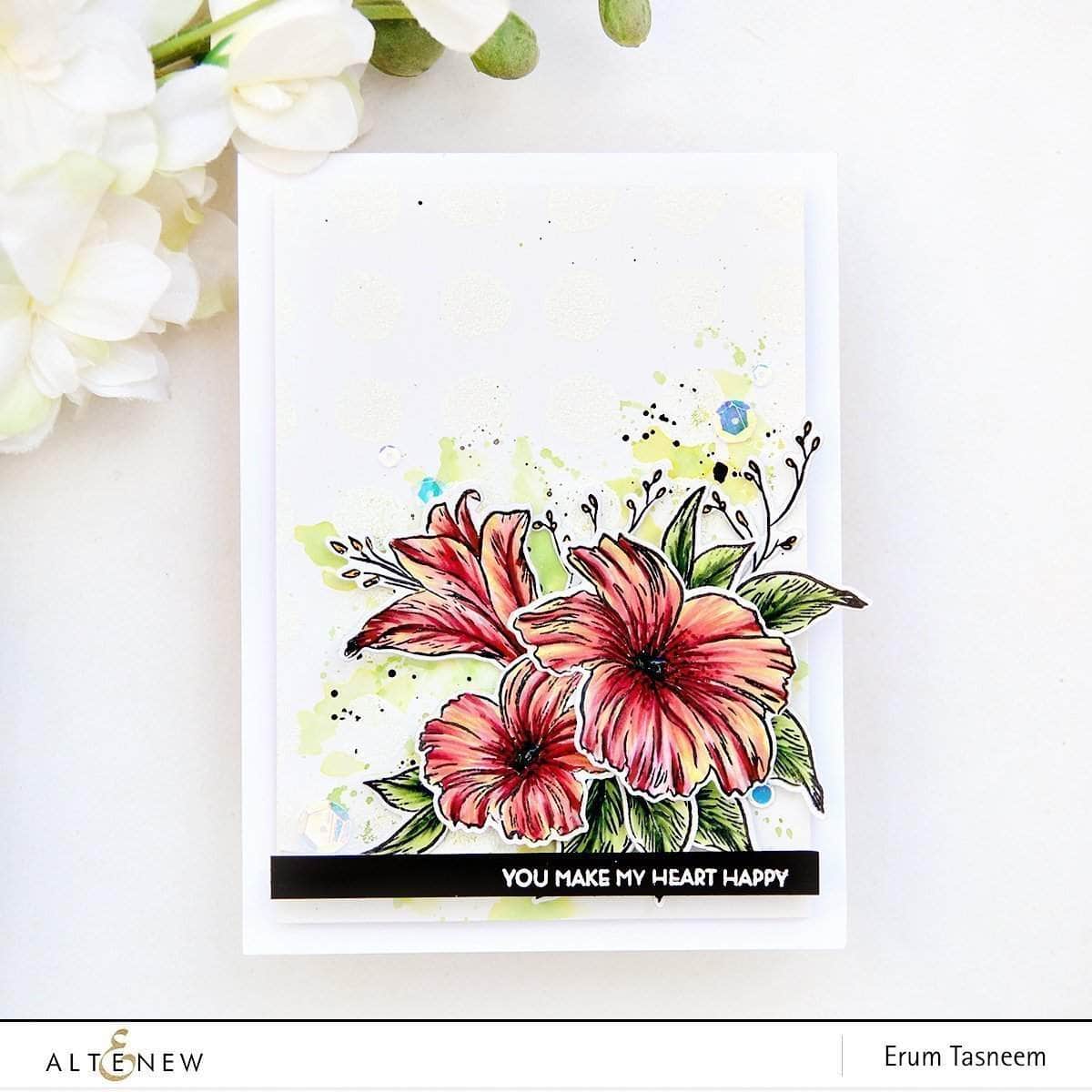 altenew-happy-heart-stempelset-blumen-4x6-danke-13-teilig image 3