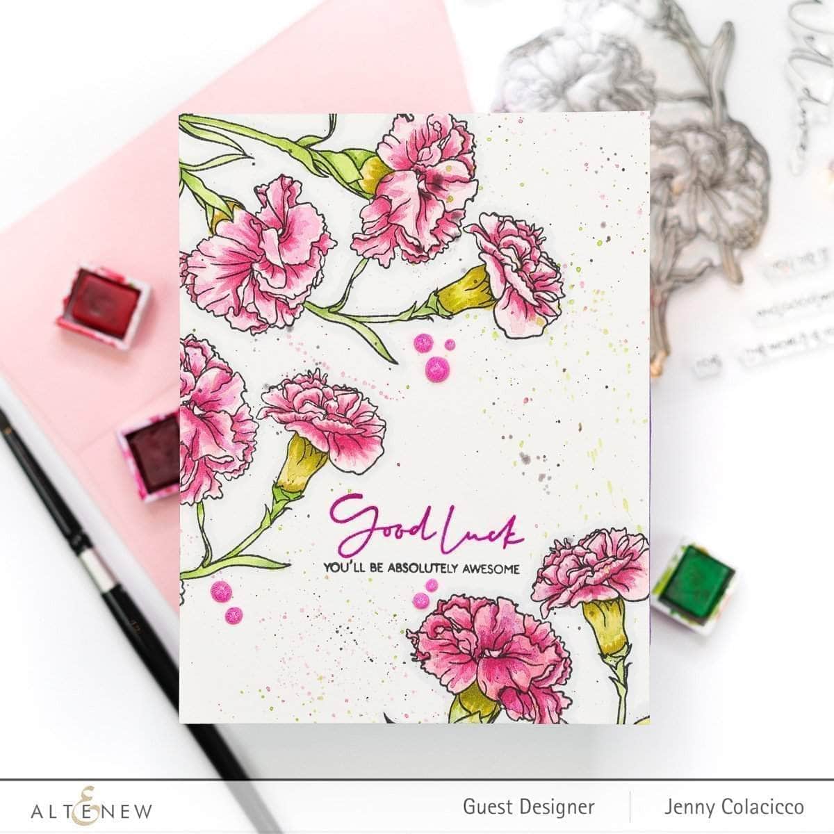 altenew-paint-a-flower-carnations-stempelset-nelken-4x6 image 3