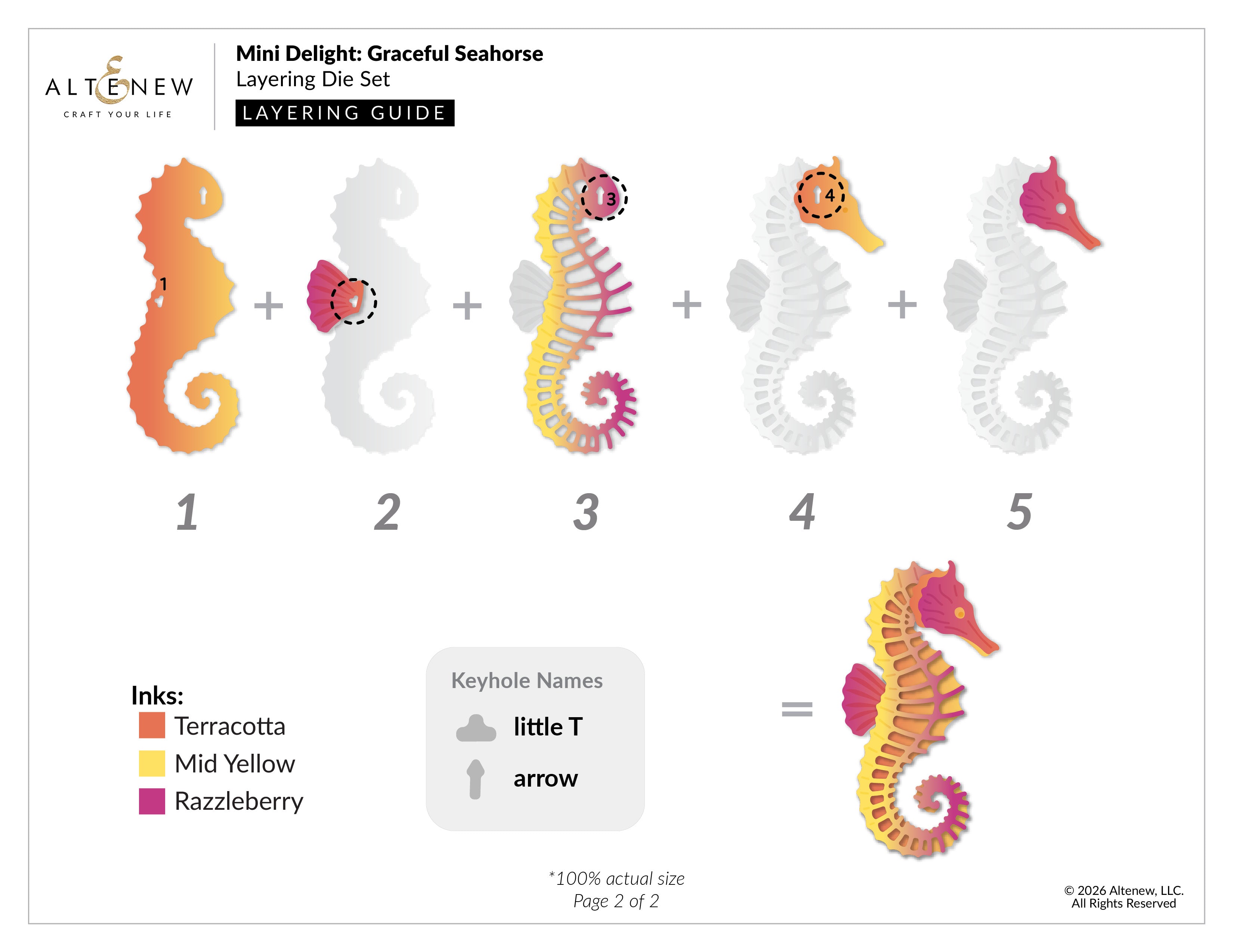 altenew-mini-delight-graceful-seahorse-stempel-stanz-set-seepferd image 3