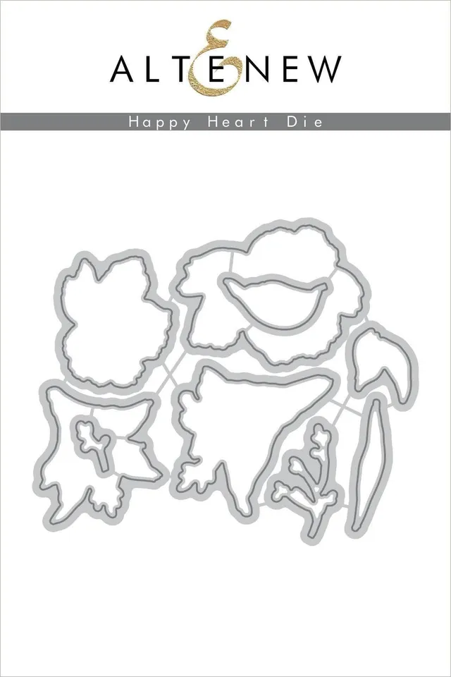 altenew-happy-heart-die-set-stanzschablonen-9-teilig-herz image 1
