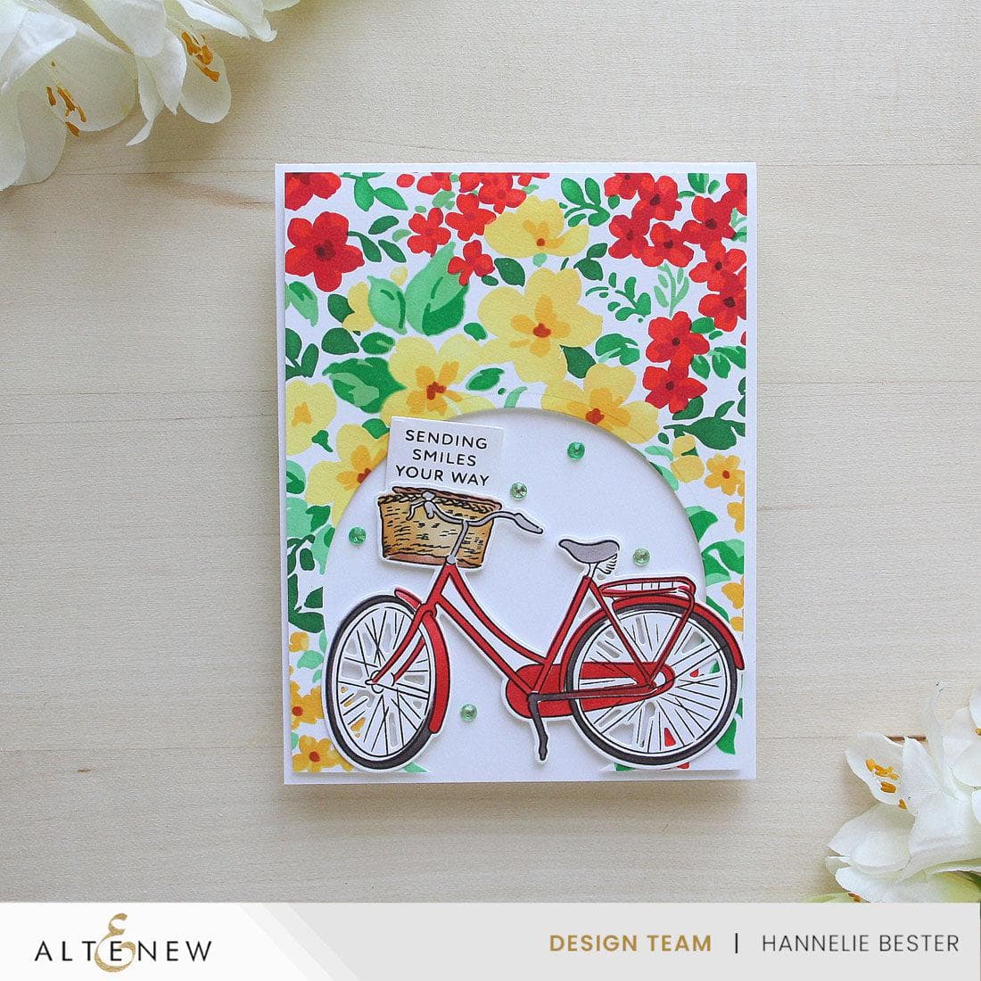 altenew-build-a-garden-tranquil-trail-stempelset-fahrrad-blumen image 8