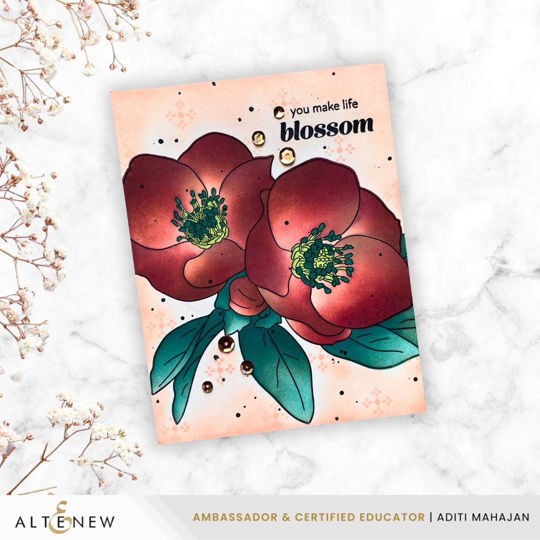 altenew-lenten-grace-bundle-stempel-stencil-set-christrose image 7