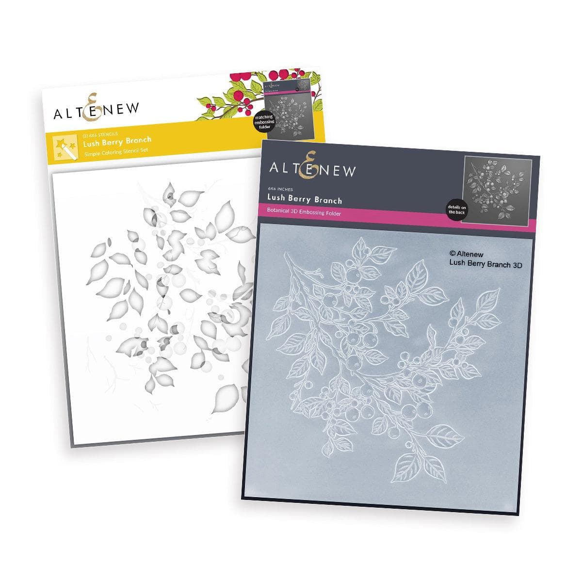 altenew-lush-berry-branch-bundle-pr-gefolder-stencil image 1
