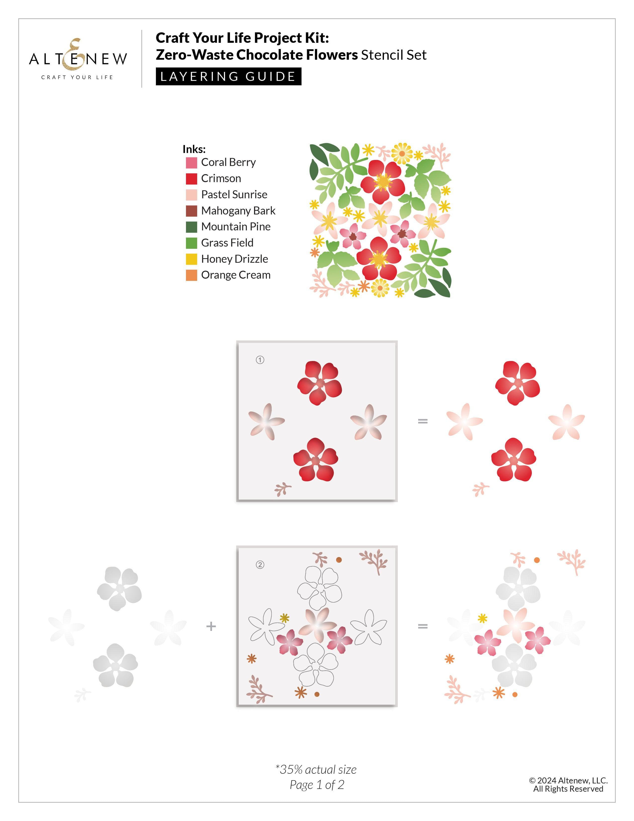 altenew-craft-your-life-chocolate-flowers-stempelset-blumen-kit image 3