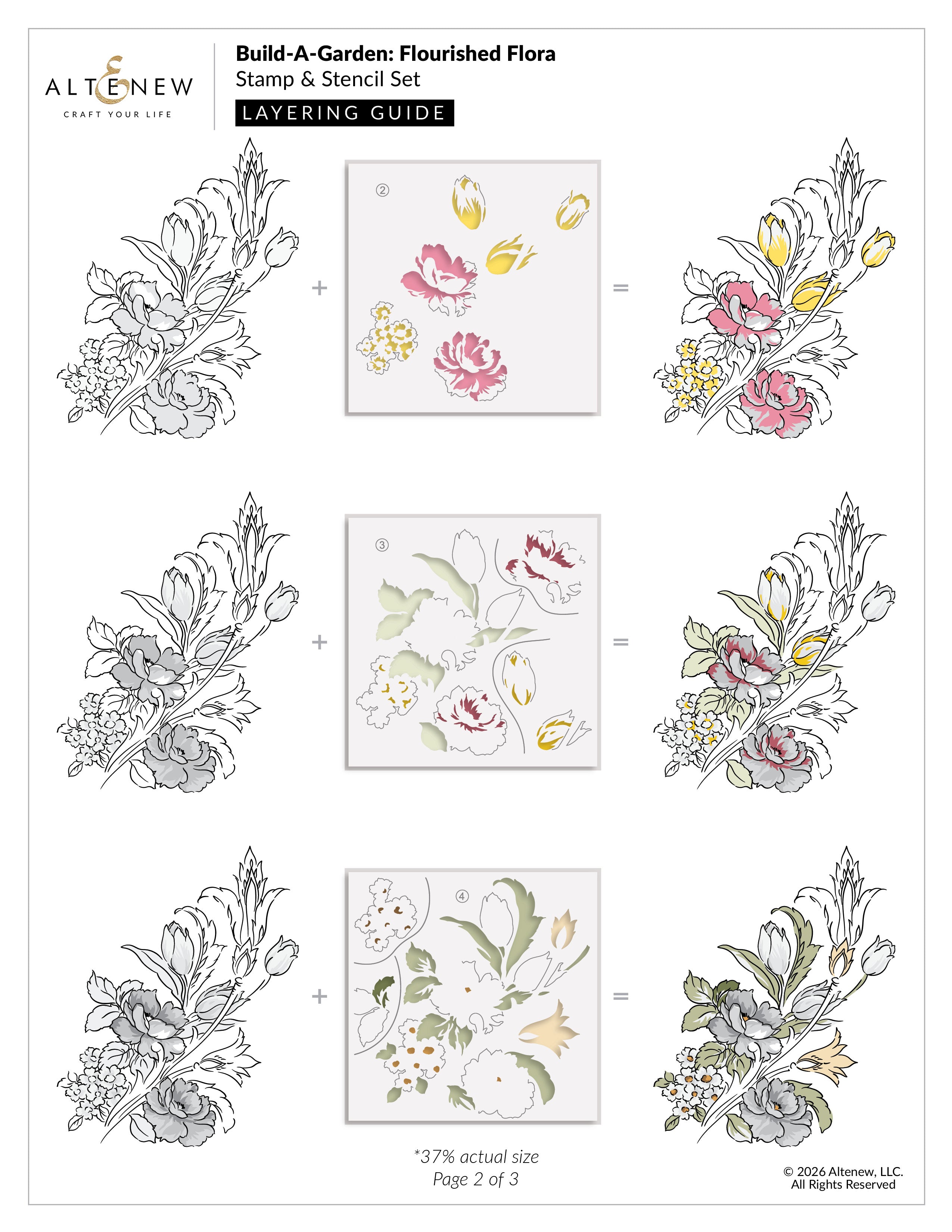 altenew-build-a-garden-flourished-flora-stempelset-6x8-floral image 4