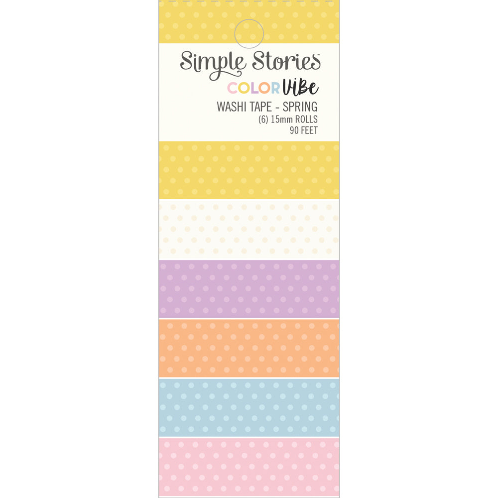 simple-stories-color-vibe-washi-tape-spring-6-rollen image 1