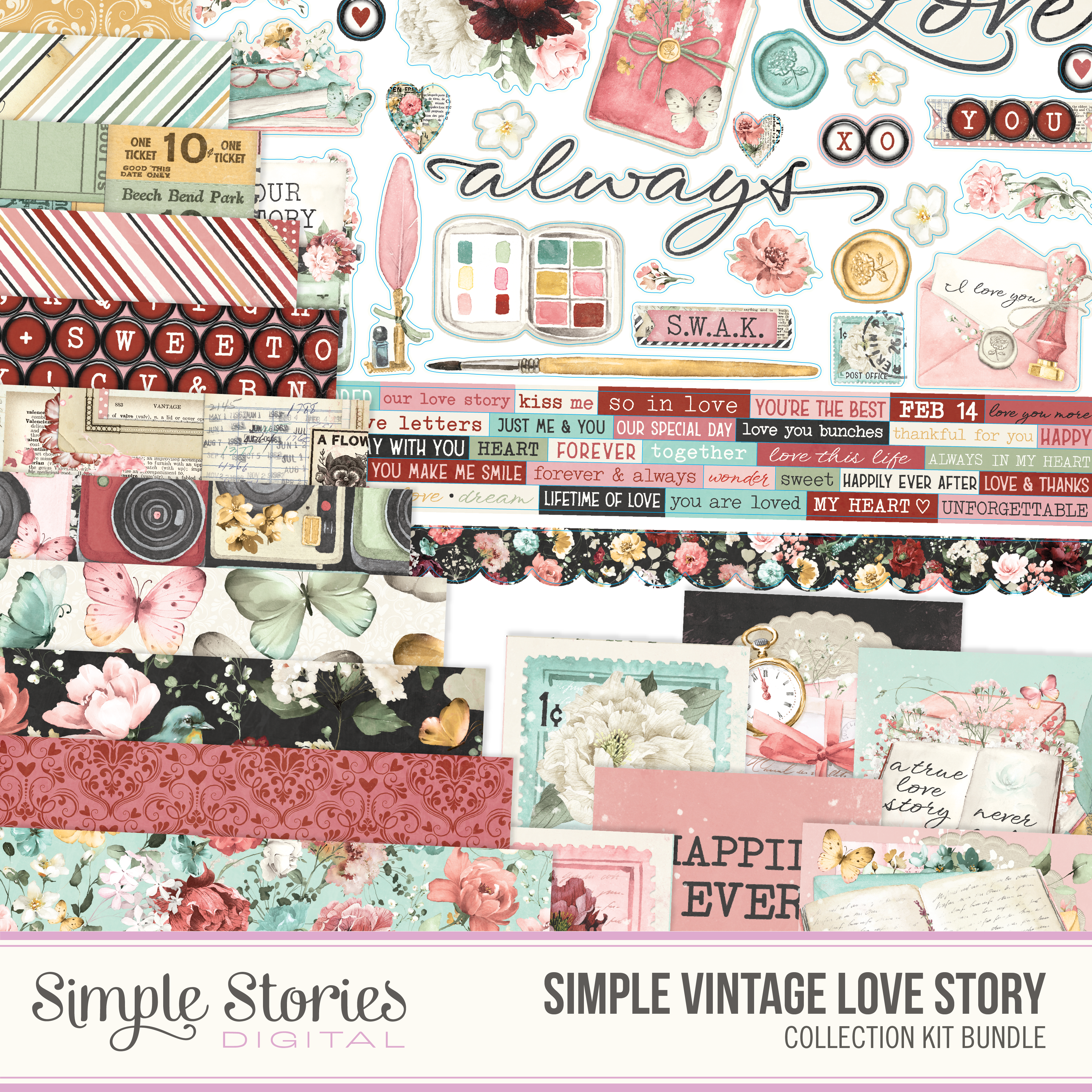 simple-stories-simple-vintage-love-story-digital-kit-download-cardstock image 1