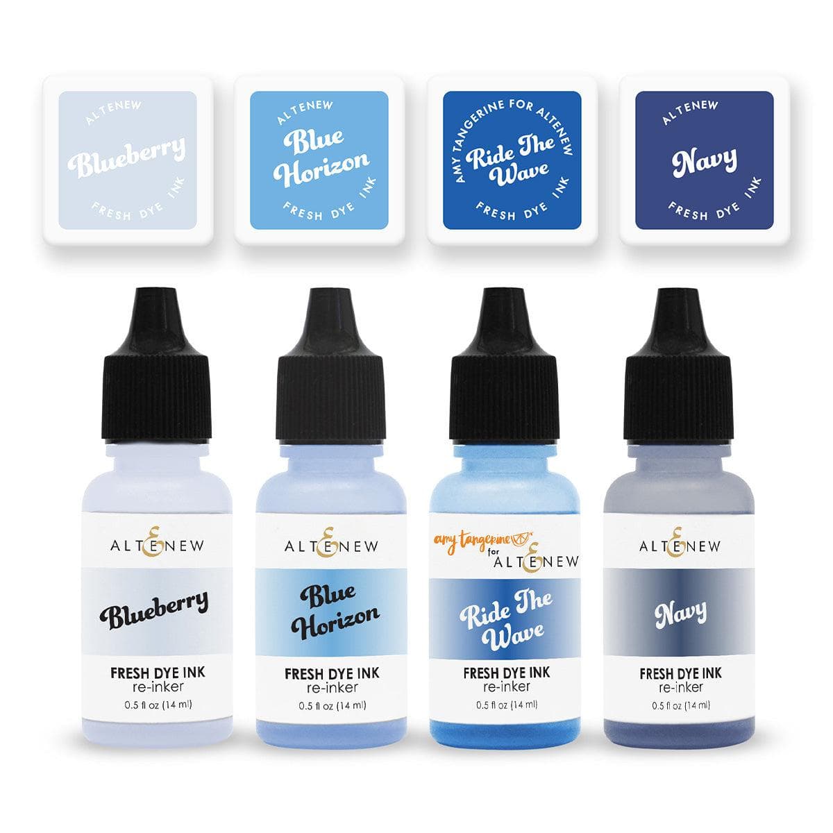 altenew-marine-life-fresh-dye-ink-mini-cubes-reinker-set-blau image 1