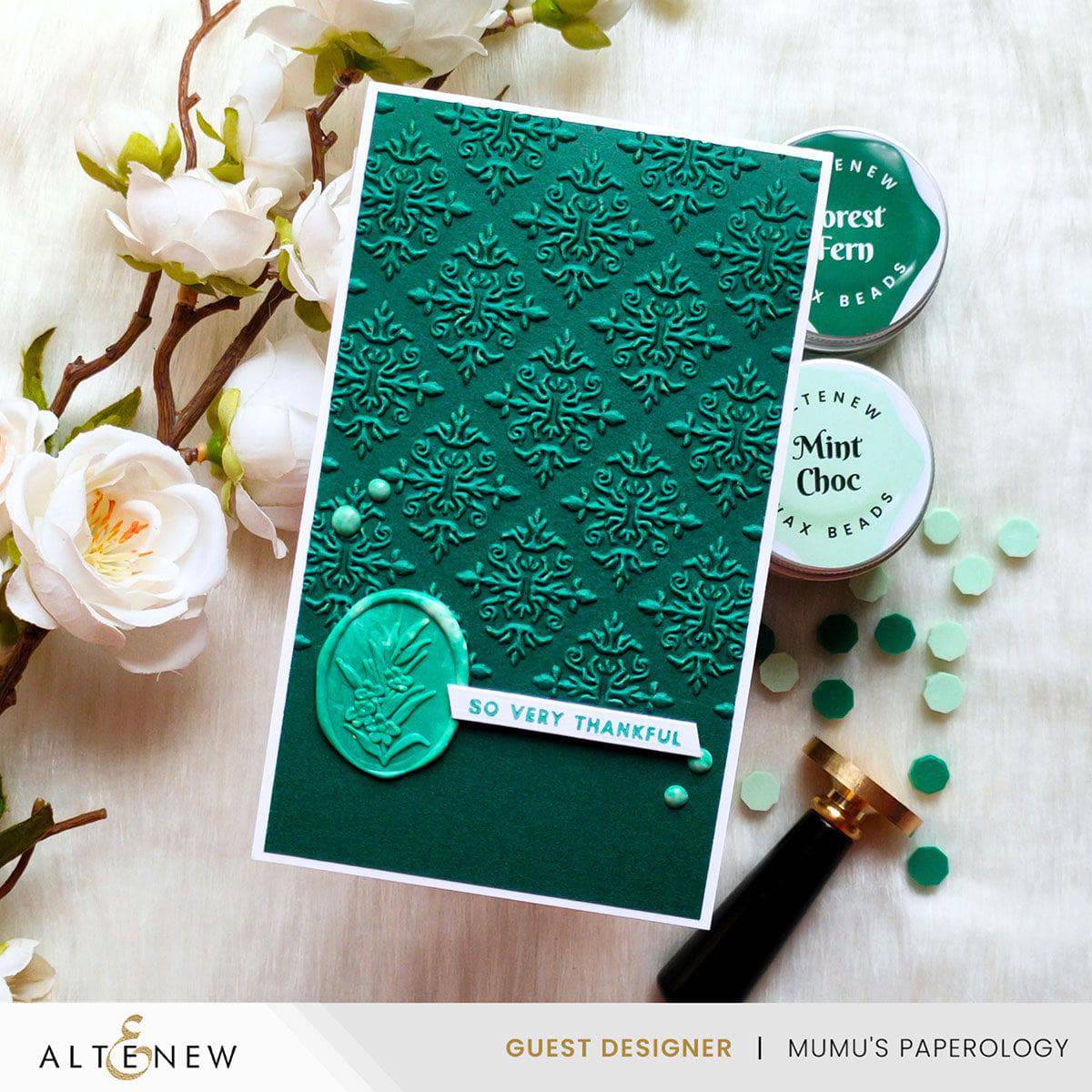 altenew-painted-grass-wax-seal-stamp-siegelstempel-2-5-x-3-3-cm image 2