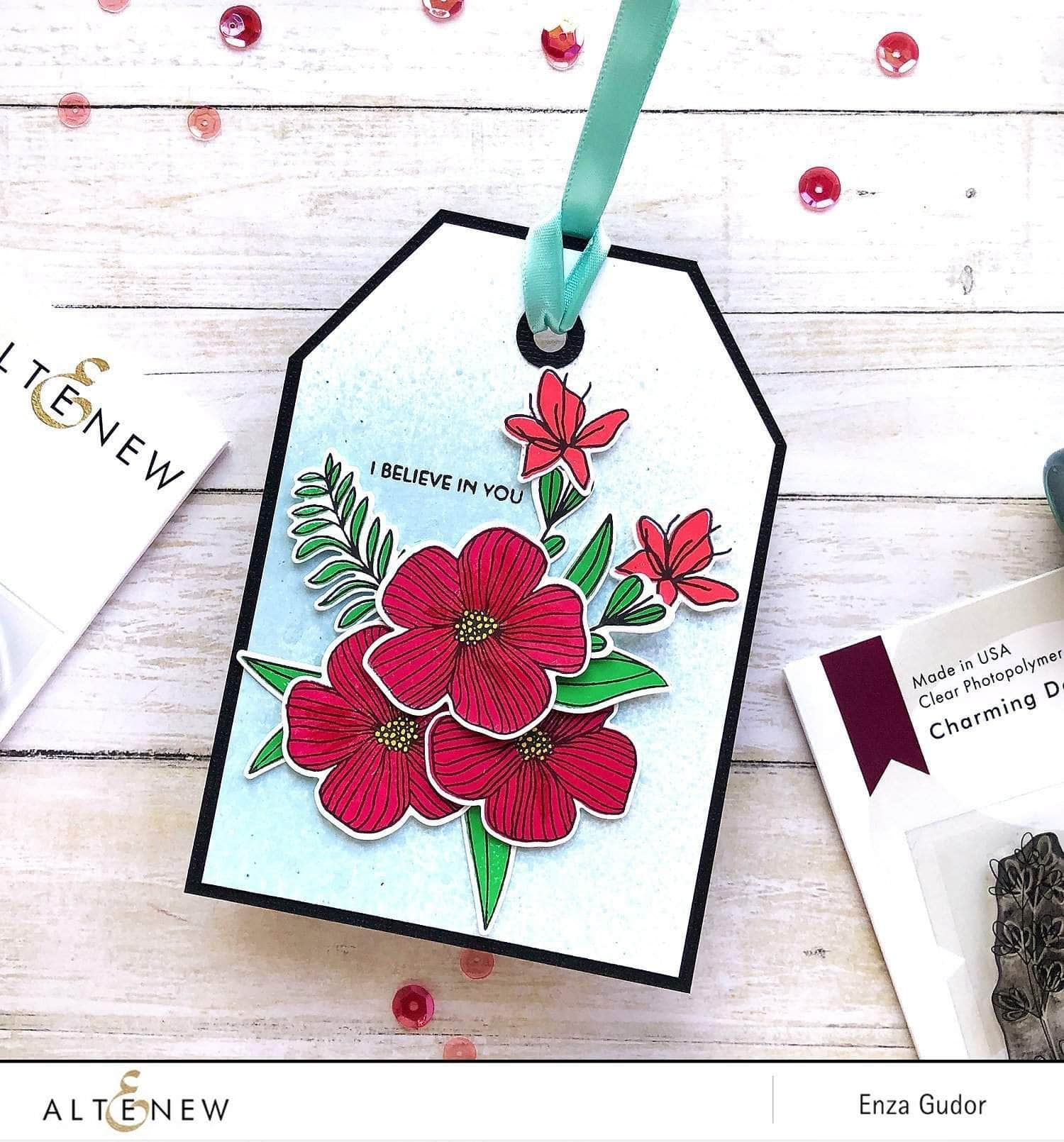 altenew-charming-doodles-stempelset-klar-6x8-blumen image 7