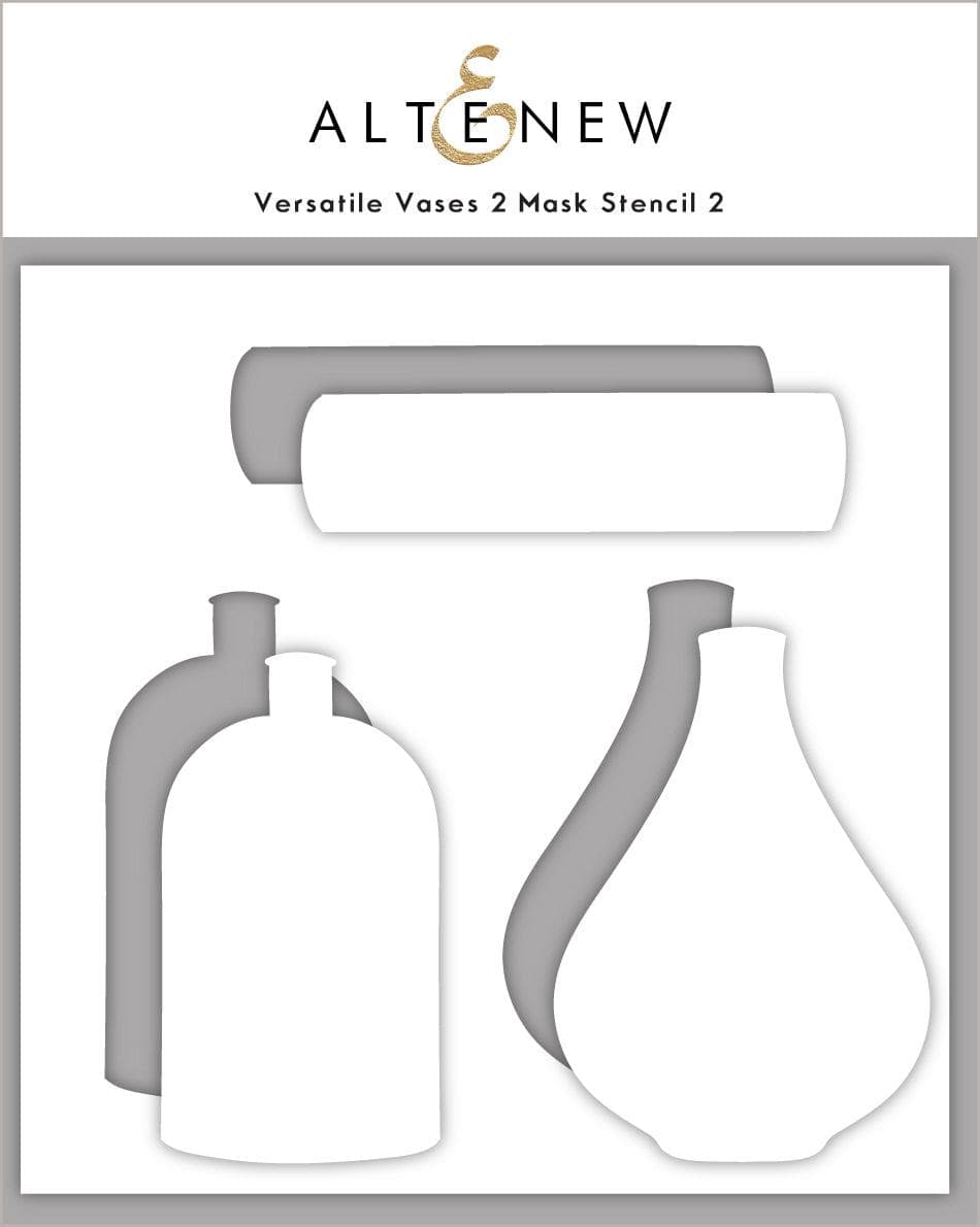 altenew-versatile-vases-2-mask-stencil-set-schablone-2in1 image 1