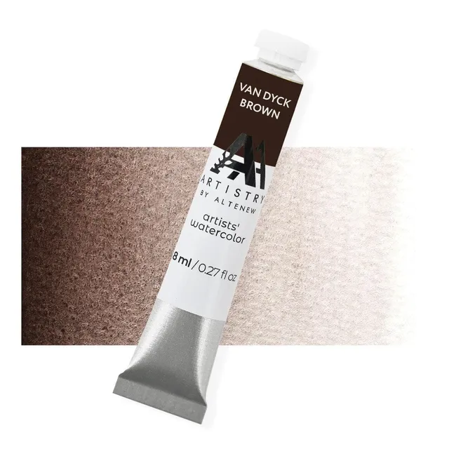 altenew-artists-watercolor-tube-van-dyck-brown image 1