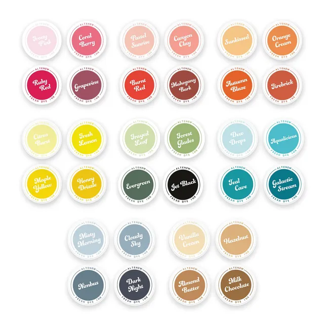altenew-secret-garden-fresh-dye-ink-stempelkissen-32-farben image 1
