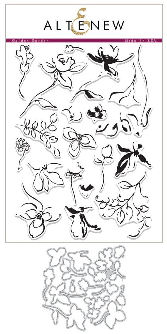 altenew-golden-garden-stempelset-bundle-floral-aquarell-6x8 image 1