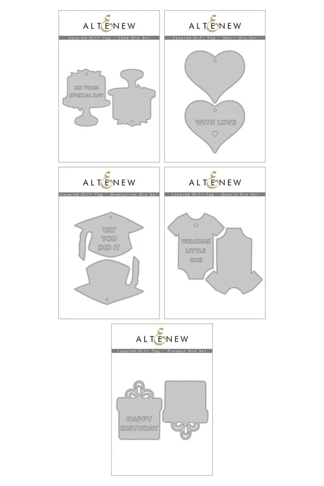 altenew-joyful-celebrations-gift-tag-stanzschablonen-bundle image 1