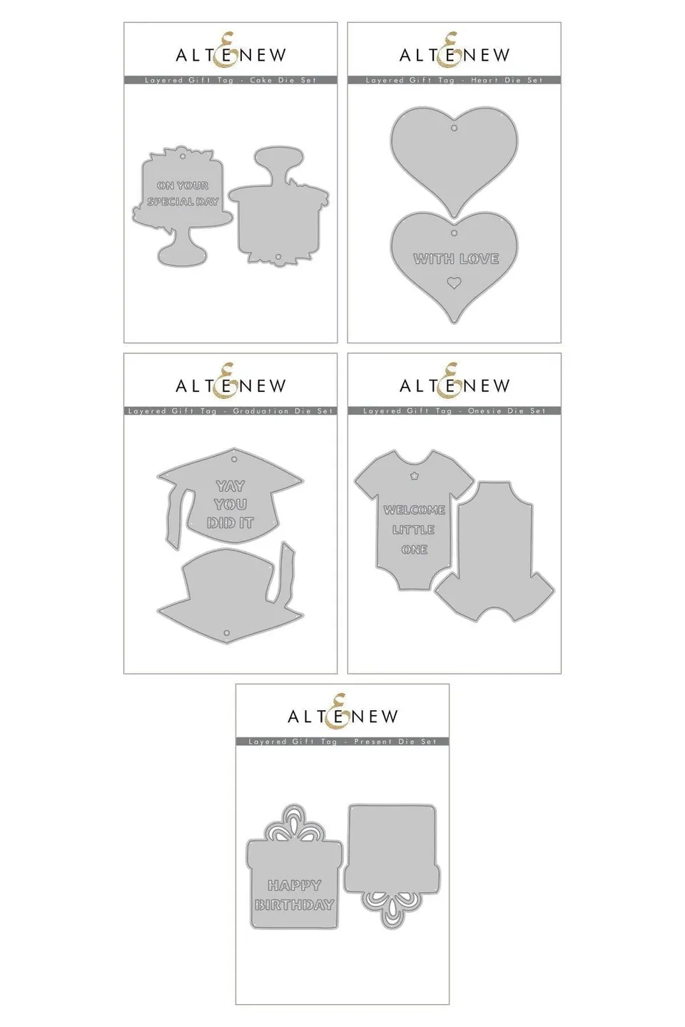 altenew-joyful-celebrations-gift-tag-stanzschablonen-bundle image 1