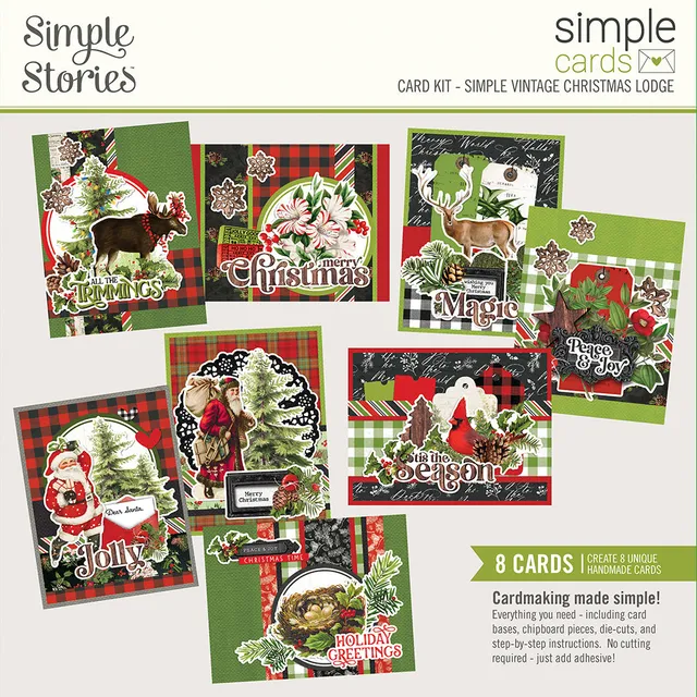 simple-stories-simple-vintage-christmas-lodge-kartenset-weihnachten image 1